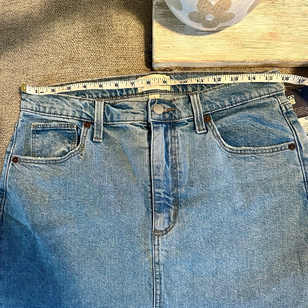 Universal Thread Light Blue Denim Skirt - Picture 7 of 9